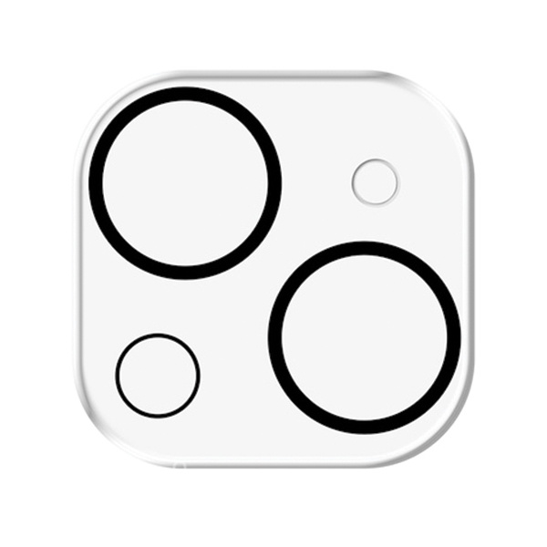 3MK Lens Pro Full Cover iPhone 14 / 14 Plus Szkło Hartowane na obiektyw aparatu z ramką montażową 1szt