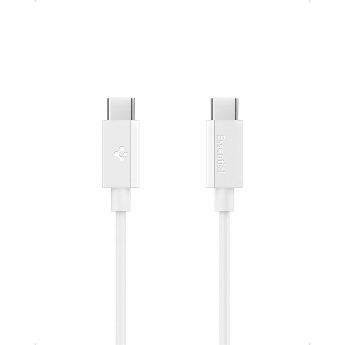 KABEL USB-C SPIGEN EB6010CC ESSENTIAL 60W 100CM BIAŁY