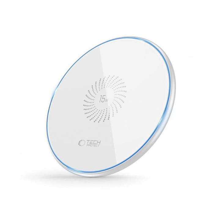 ŁADOWARKA TECH-PROTECT QI15W-C1 WIRELESS CHARGER 15W WHITE