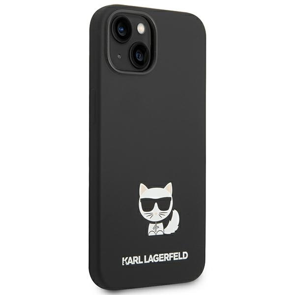 Etui KARL LAGERFELD Apple iPhone 14 Silicone Choupette Body Czarny Hardcase