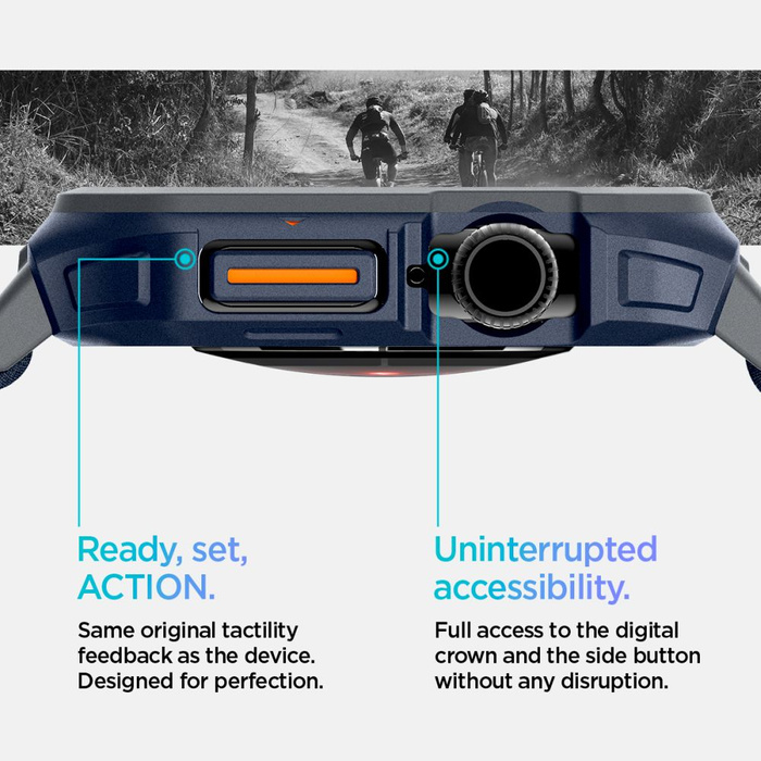 PASEK SPIGEN LITE FIT ”PRO” APPLE WATCH 10 (46 MM) NAVY BLUE