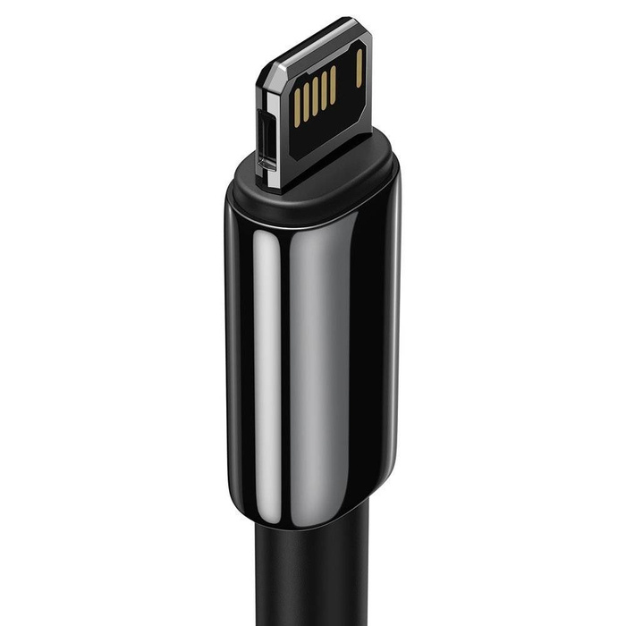 [PO ZWROCIE] Baseus Tungsten kabel USB - Lightning 2,4 A 1 m czarny (CALWJ-01)