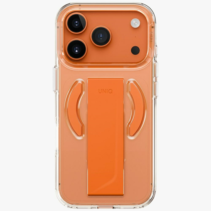 Etui UNIQ Heldro Air do iPhone 17 Pro    Magclick Charging pomarańczowy