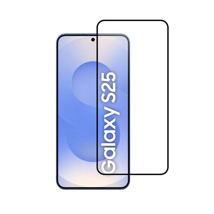 Szkło hartowane do Samsung Galaxy S25 PLUS / S25 EDGE (full glue / case friendly) Blue Star 5D czarne