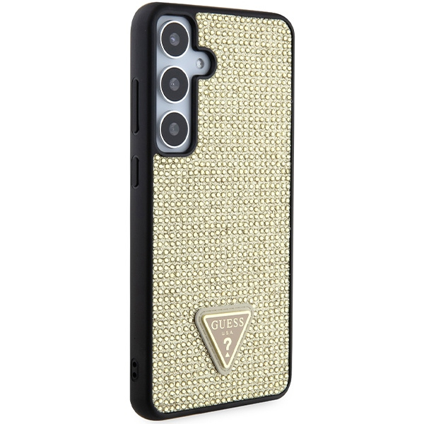 Etui Guess GUHCS24MHDGPPD S24+ S926 złoty/gold hardcase Rhinestone Triangle Case