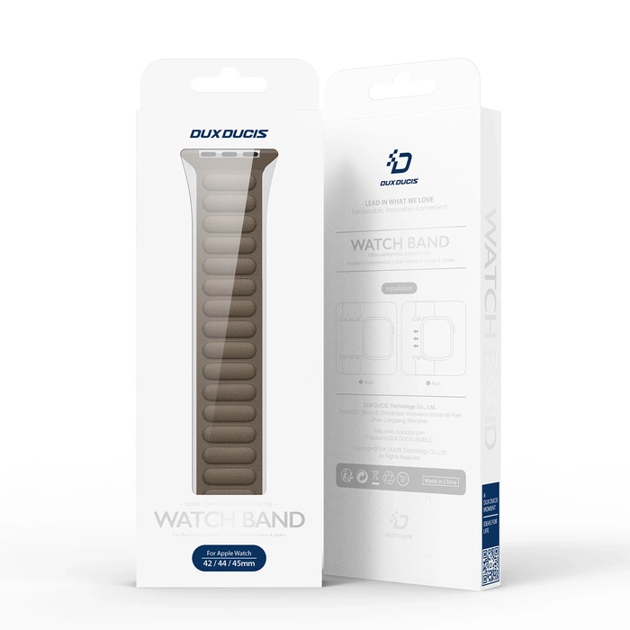 Magnetyczny pasek Dux Ducis Strap BL do Apple Watch 42 / 44 / 45 / 49 mm - ciemnoszary