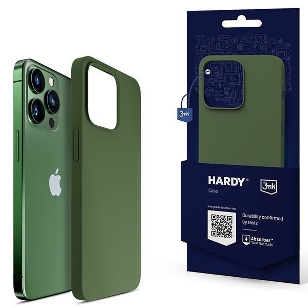 Etui 3MK Hardy Case iPhone 13 Pro 6,1" zielony/alphine green MagSafe