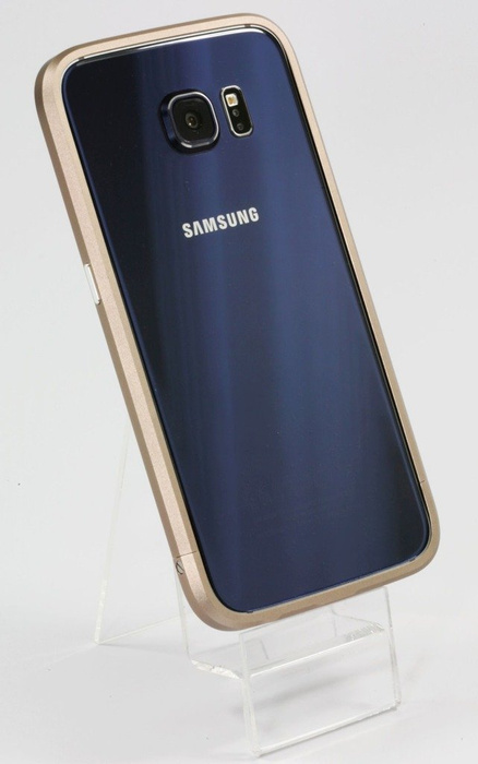 Etui LJY Sword 6 Samsung Galaxy S6 Aluminium Bumper Ramka Złoty