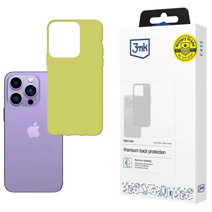 ETUI 3MK Matt Case iPhone 14 Pro Max 6,7" limonka/lime