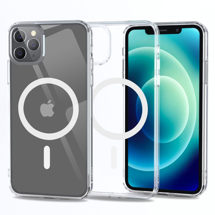 Etui Tech-protect Flexair Hybrid Magsafe iPhone 12 Pro Max Clear