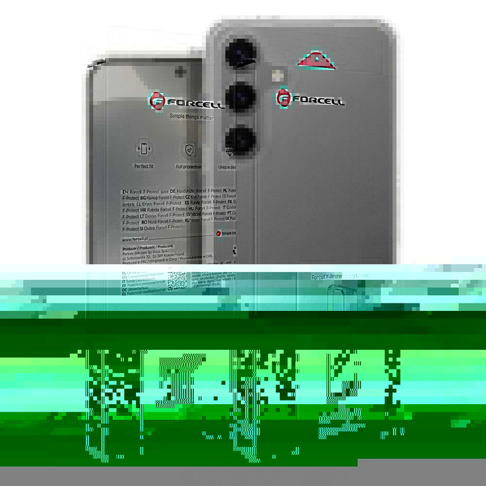 FORCELL F-PROTECT Long Lasting futerał do SAMSUNG S24 transparentny