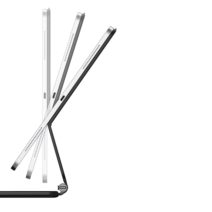 Etui z klawiaturą Bluetooth Dux Ducis (Seria MK) do Apple iPad Air 4/5/iPad Pro 11 (2018/2020/2021/2022) - czarna