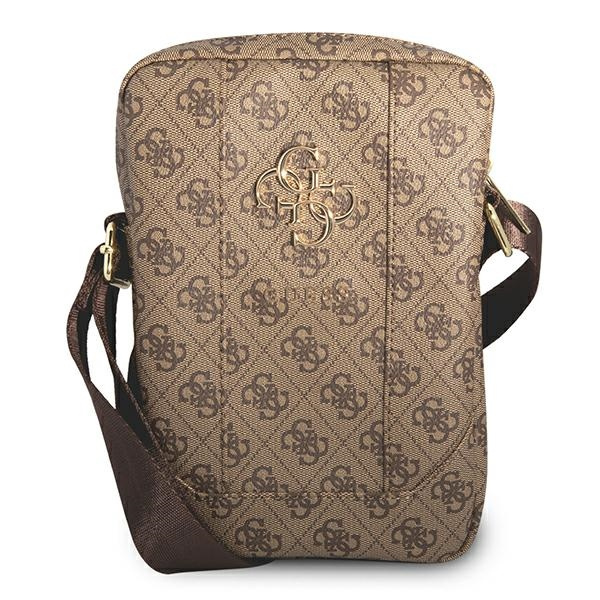 Torba GUESS Tablet 8 4G Big Metal Logo Brązowy