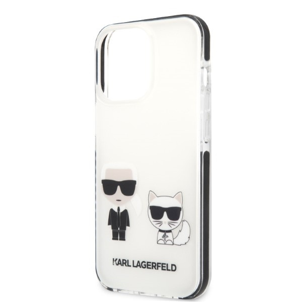 Etui Karl Lagerfeld Klhcp13xtpekcw iPhone 13 Pro Max 6,7" Hardcase Biały/white Karl&choupette Case