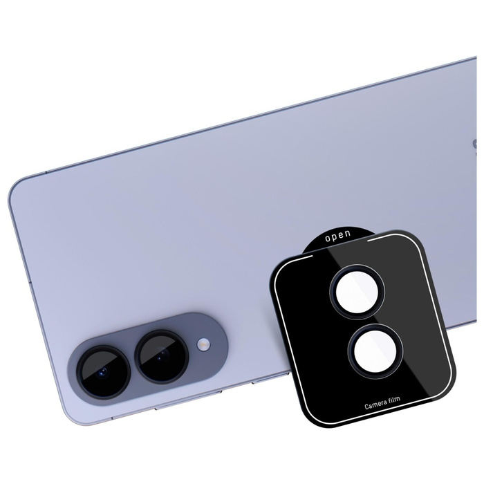 Ochrona na obiektyw aparatu 3MK Lens     Protection Pro do Samsung Galaxy S25 Edge czarny 1szt