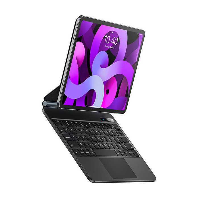 Baseus Brilliance klawiatura bluetooth etui iPad Pro 11'' (2018/2020/2021) / iPad Air 4 10.9'' / iPad Air 5 10.9'' / iPad 10 10.9'' (2022) magnetyczne z klapką podstawka szare