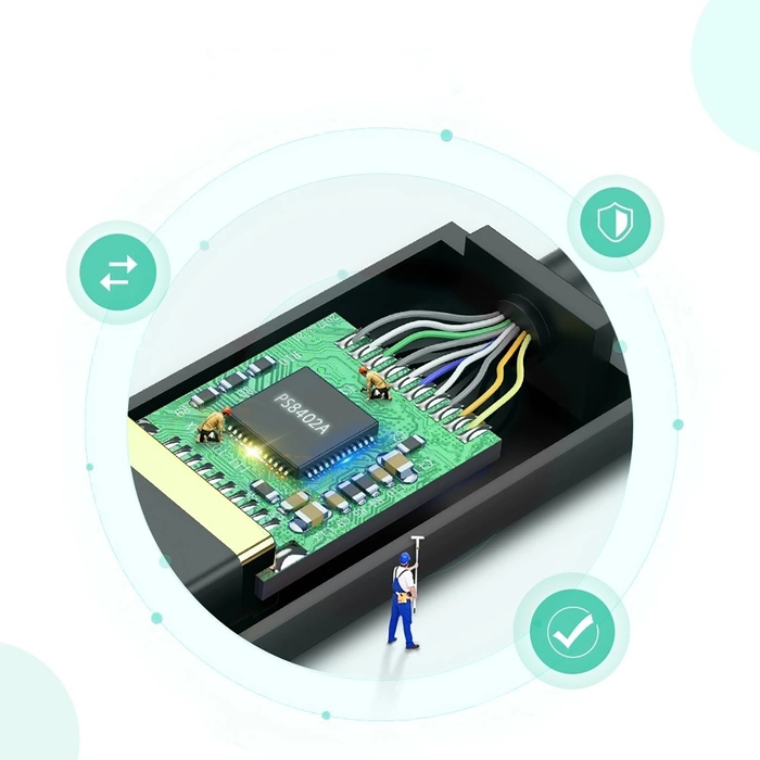 Adapter / kabel Mini DisplayPort do HDMI Ugreen MD112, 1080p, 20cm (czarny)