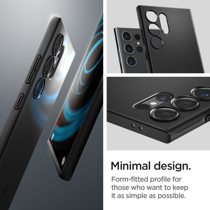 Etui Spigen Thin Fit Samsung Galaxy S24 Ultra Black Case