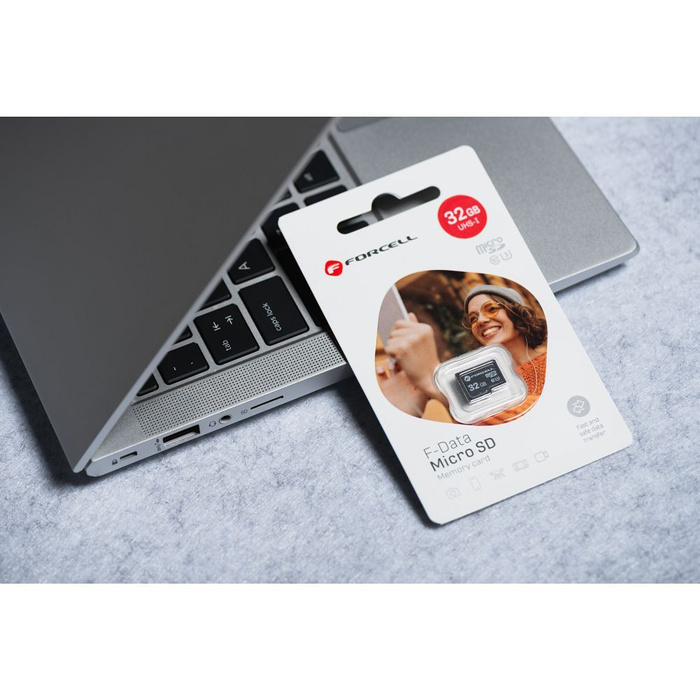 Karta microSD 32GB U3 class 10 Forcell F-Data czerwona