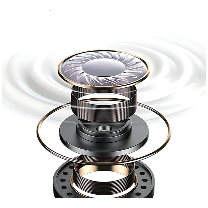 USAMS Słuchawki Bluetooth 5.3 TWS TD Series bezprzewodowe biały/white BHUTD01 (TD22)