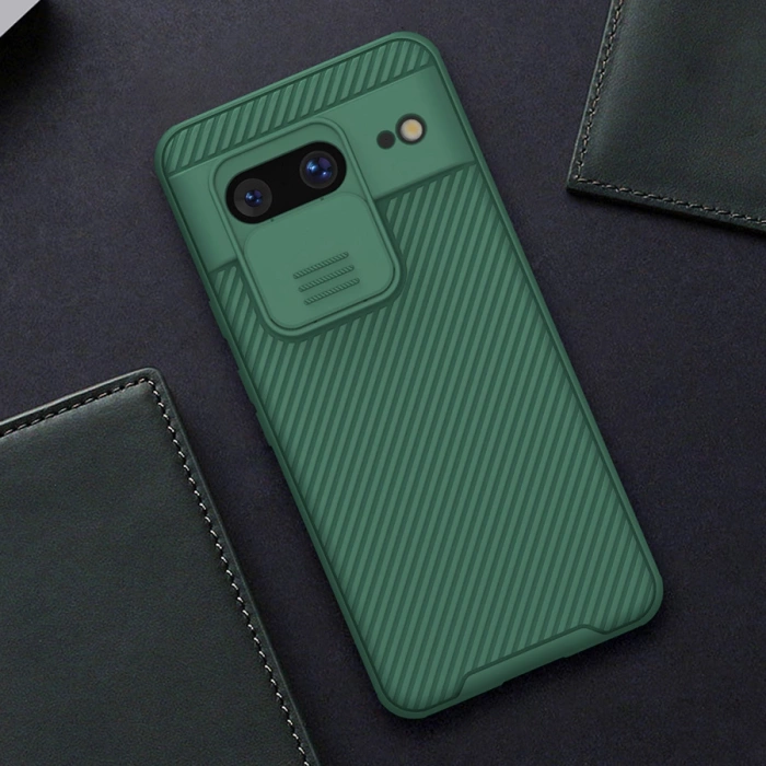 Etui z osłoną na aparat Nillkin CamShield Pro Case do Google Pixel 8 - zielony