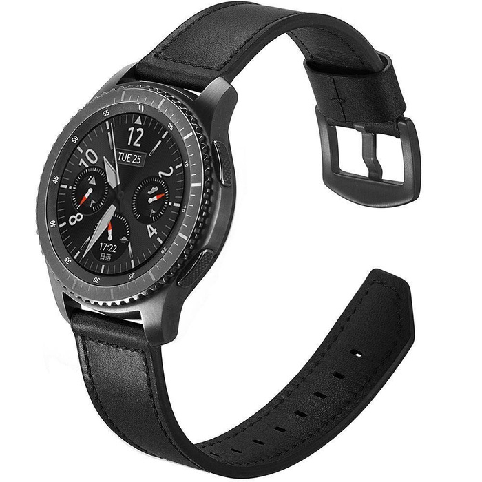 Pasek TECH-PROTECT Samsung Galaxy Watch 46mm Herms Black Czarny 