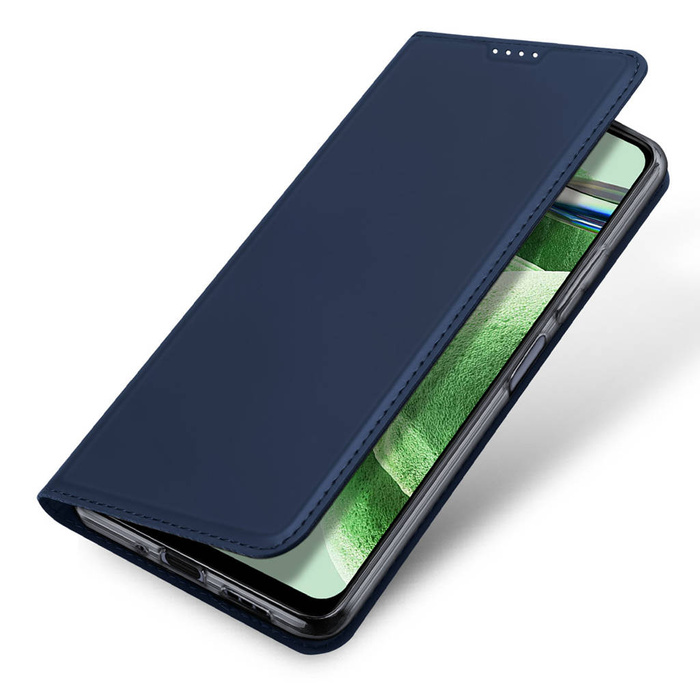 Etui Dux Ducis Skin Pro etui do Xiaomi Redmi Note 12 Pro+ pokrowiec z klapką portfel na kartę podstawka niebieskie Case