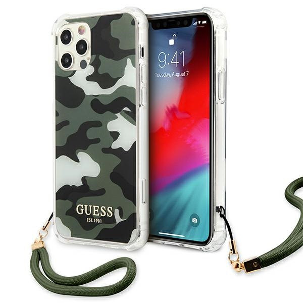 Etui GUESS Apple iPhone 12 Pro Max Camo Collection Khaki Hardcase