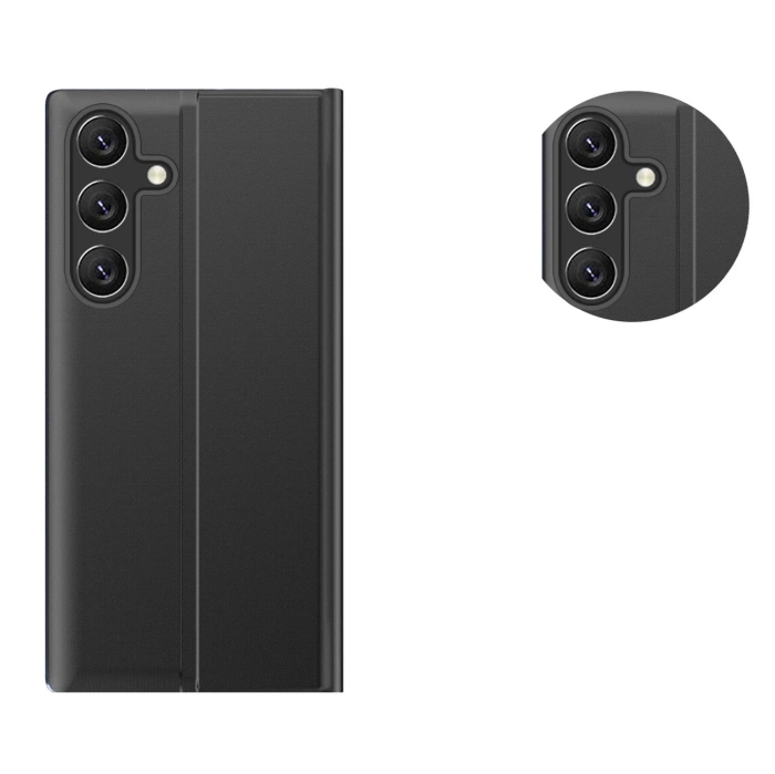 Etui New Sleep Case pokrowiec z klapką z funkcją podstawki na Samsung Galaxy A26 - czarne