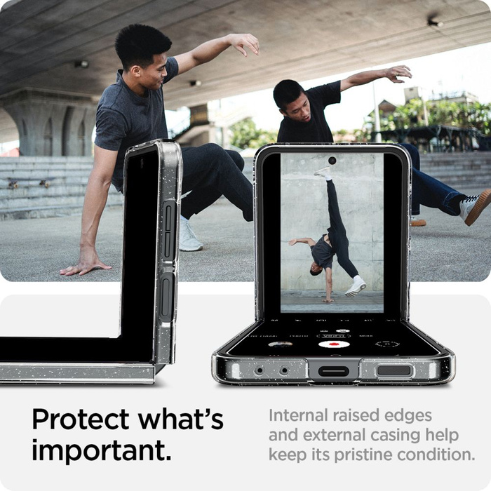 Etui Spigen Airskin Galaxy Z Flip 5 Glitter Crystal Case