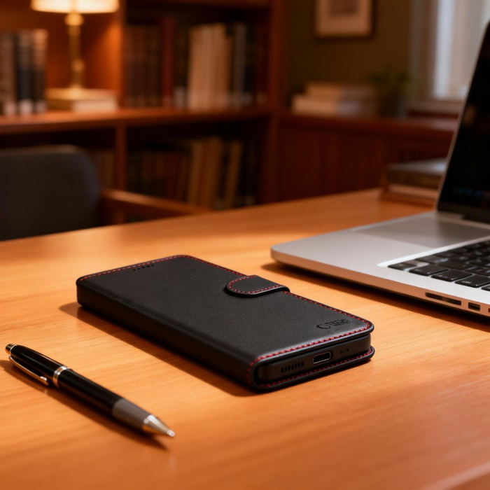 TECH-PROTECT WALLET GALAXY S26 BLACK/RED