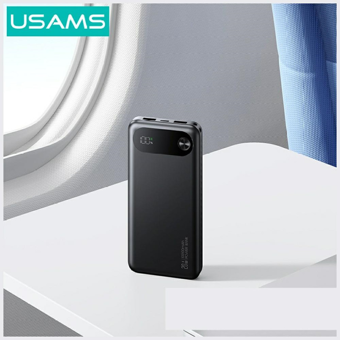 Powerbank USAMS PB80 PD20W 10000mAh      czarny