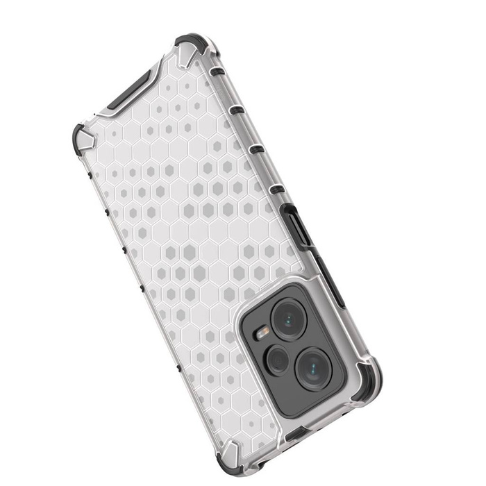 Etui Honeycomb etui do Xiaomi Redmi Note 12 Pro+ pancerny hybrydowy pokrowiec niebieskie Case