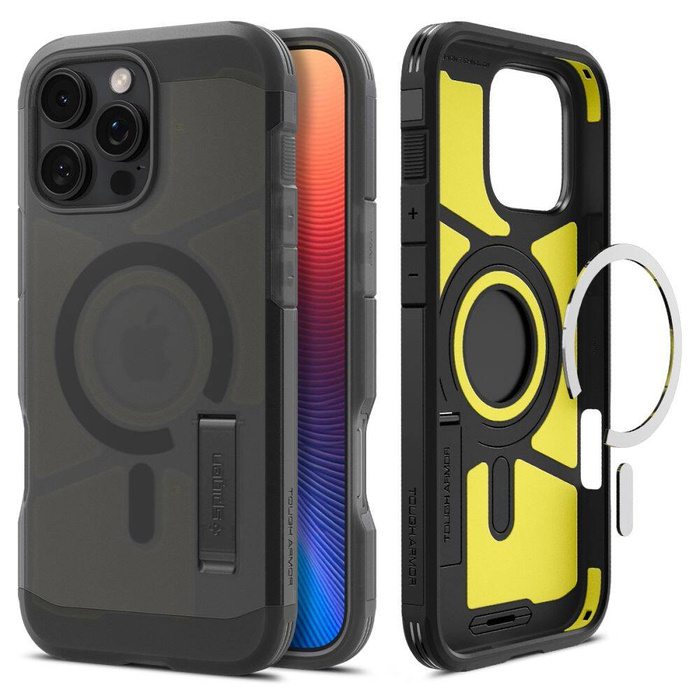 ETUI SPIGEN TOUGH ARMOR MAG MAGSAFE IPHONE 16 PRO MAX FROST BLACK