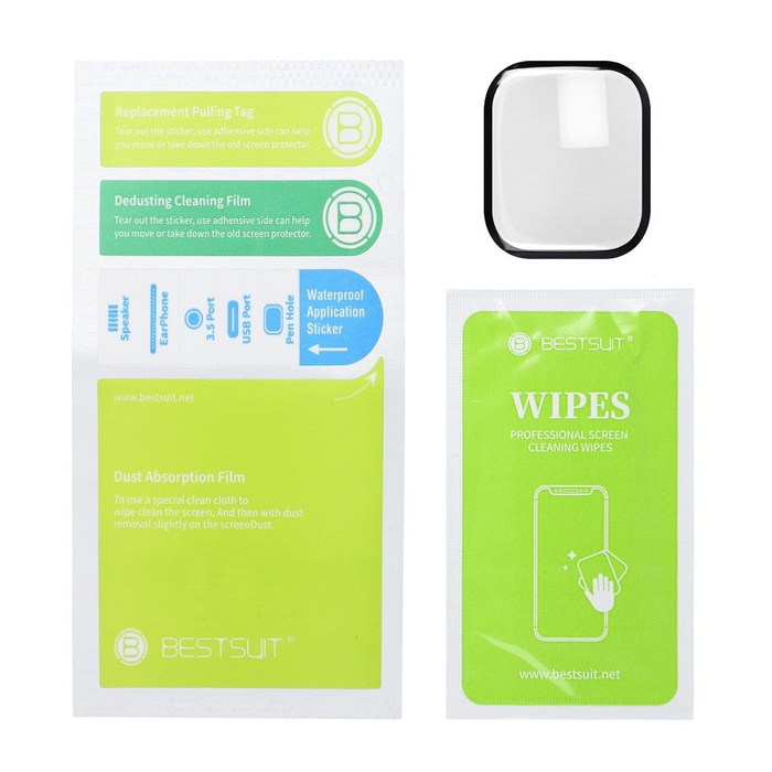 Szkło hybrydowe Bestsuit Flexible do Apple Watch series 8/9-45mm