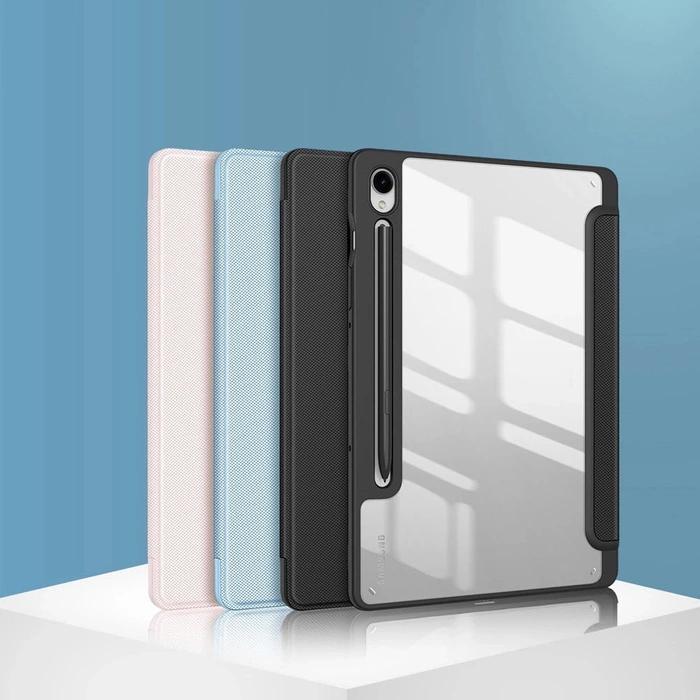 Etui Dux Ducis Toby z klapką i podstawką do Samsung Galaxy Tab S9 / S9 FE - niebieskie
