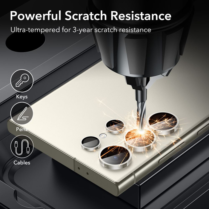 Osłona Aparatu Esr Camera Protector Samsung Galaxy S24 Ultra Clear 