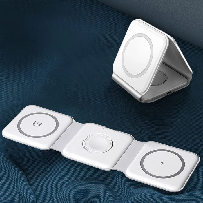 Ładowarka indukcyjna 3w1 Dudao A11N 15W - biała