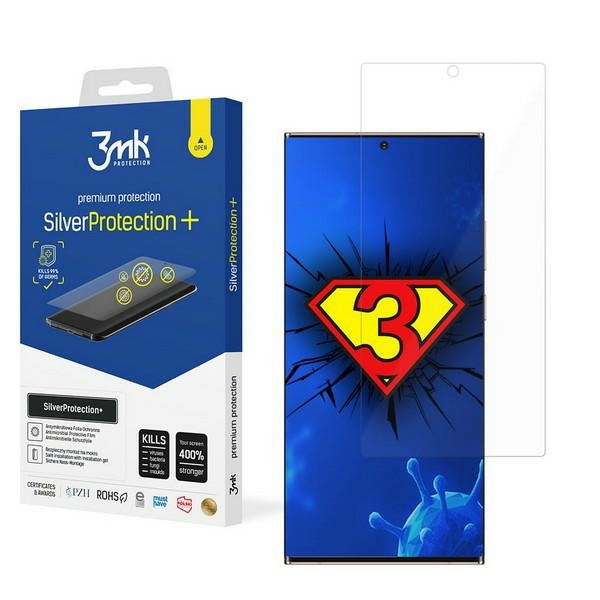 Folia Antymikrobowa 3MK Samsung Galaxy Note 20 Ultra N986 Silver Protect Montowana Na Mokro