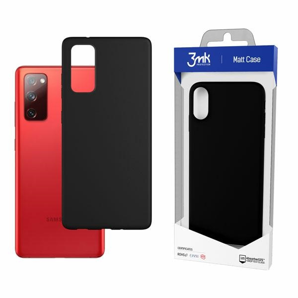 Etui 3MK Samsung Galaxy S21 FE Matt Czarny Case