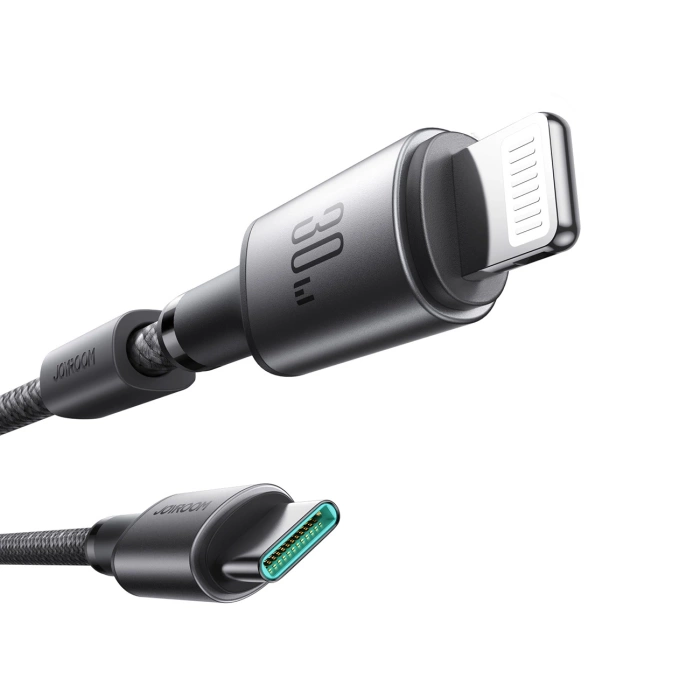 Kabel Joyroom S-A50 Unlimited Series 60W USB-C - Lightning z organizerem magnetycznym 1,2m - szary