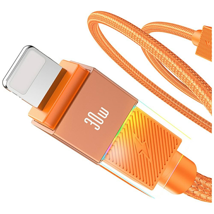 Kabel USAMS SJ776 PD 30W USB-C/Lightning 1.2m tarnish