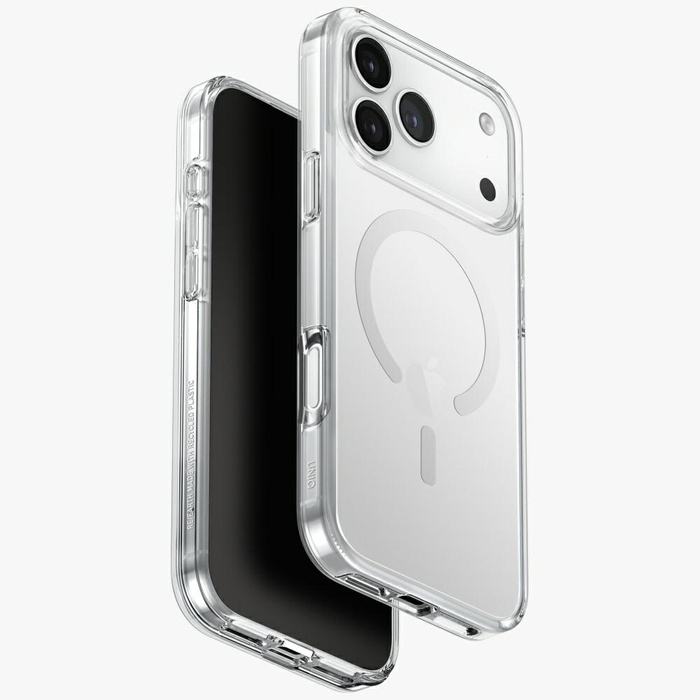 Etui UNIQ Clario do iPhone 17 Pro Max    Magclick Charging przezroczysty