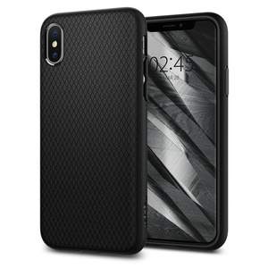 Spigen iPhone X XS Etui Liquid Air Czarne Case Apple
