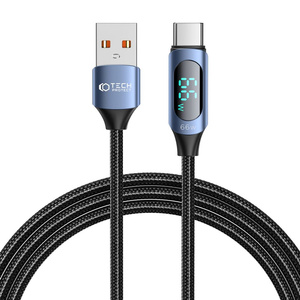 TECH-PROTECT ULTRABOOST LED USB-C CABLE 66W/6A 200CM BLUE