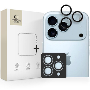 OSŁONA APARATU TECH-PROTECT IPHONE 14 PRO / MAX / 15 PRO / MAX / 16 PRO / MAX / 17 PRO / MAX CAMRING FIT+ CZARNE