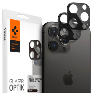 Osłona Aparatu Spigen Optik.tr Camera Protector 2-pack iPhone 14 Pro / 14 Pro Max / 15 Pro / 15 Pro Max Black