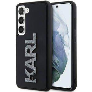 Etui Karl Lagerfeld KLHCS23M3DMBKCK Galaxy S23+ S916 czarny/black hardcase 3D Rubber Glitter Logo