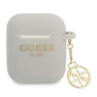 Etui GUESS Apple AirPods Cover Silicone Charm 4G Collection Szary Case