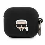 Etui KARL LAGERFELD Apple AirPods 3 Silicone Ikonik Czarny Case